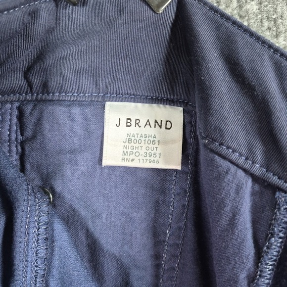 NWT J Brand Natasha Sky High Skinny Night Out Velvet Pants 31 - Picture 6 of 8